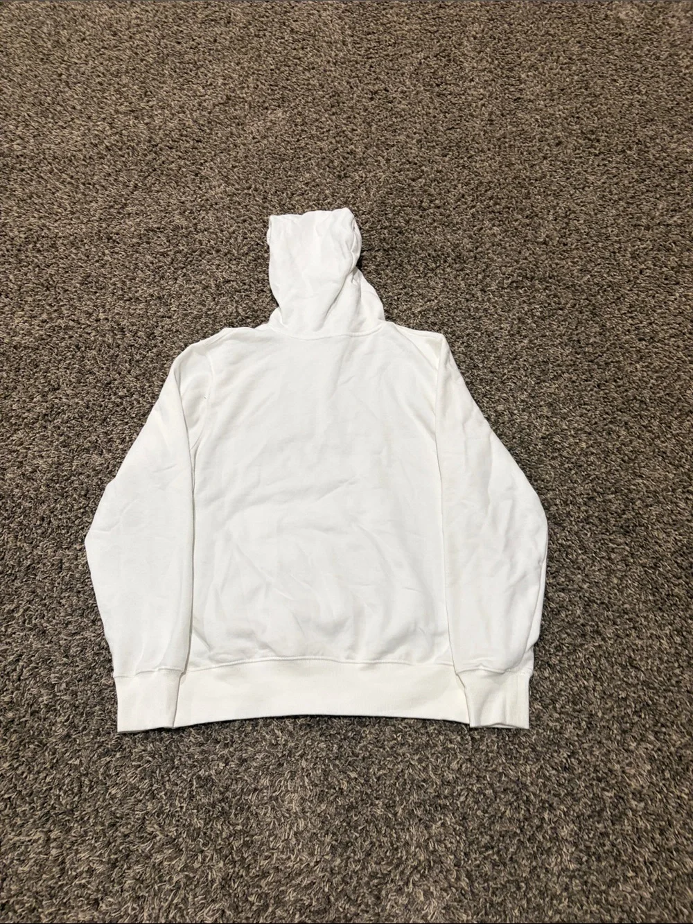 The North Face white zip